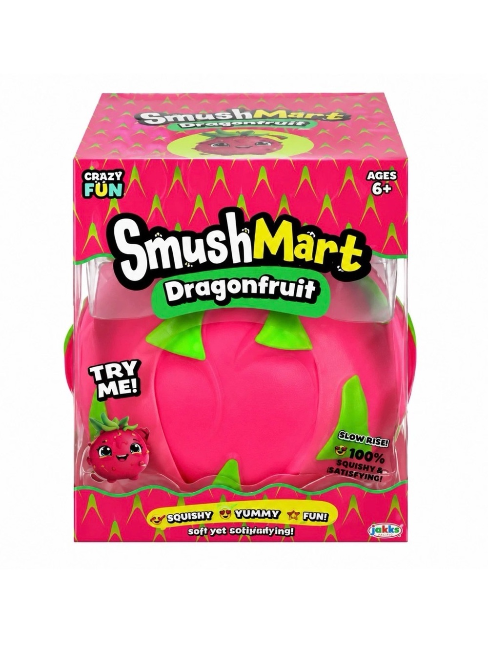Smush Mart Dragonfruit Squishy Toy - Pink